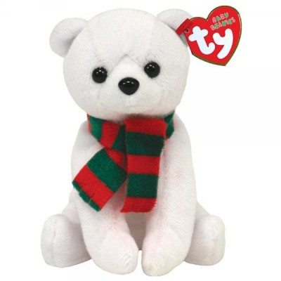TY Holiday Baby Beanie - ALPINE the Polar Bear (4 inch)   